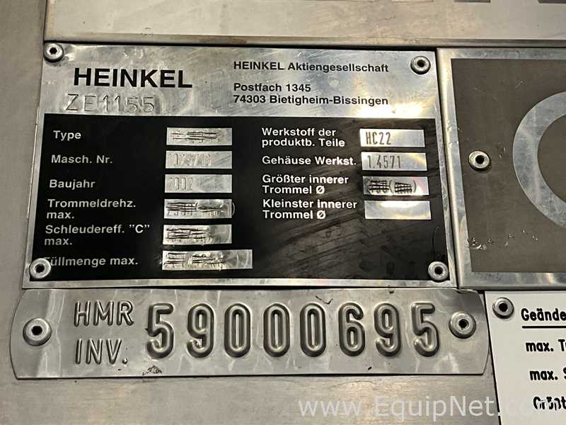 Filtro Inversos HT/GMP Heinkel HF 600.1