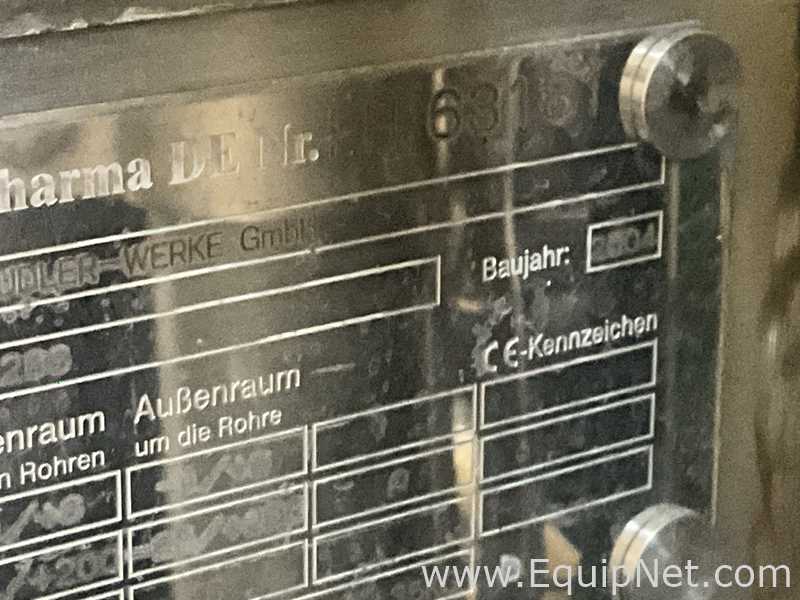 Reactor Pfaudler-Werke GmbH Requisitos de aire 100 L.  100 Litros