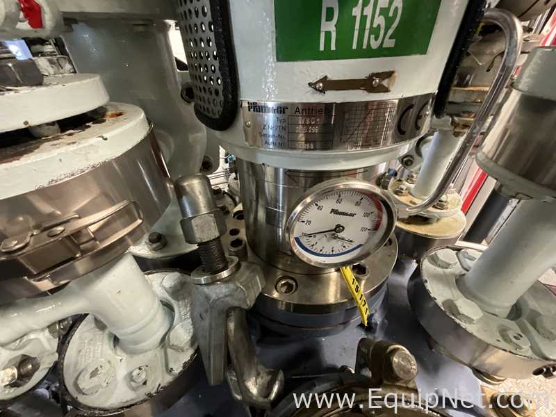 Reactor Pfaudler-Werke GmbH Requisitos de aire 100 L.  100 Litros