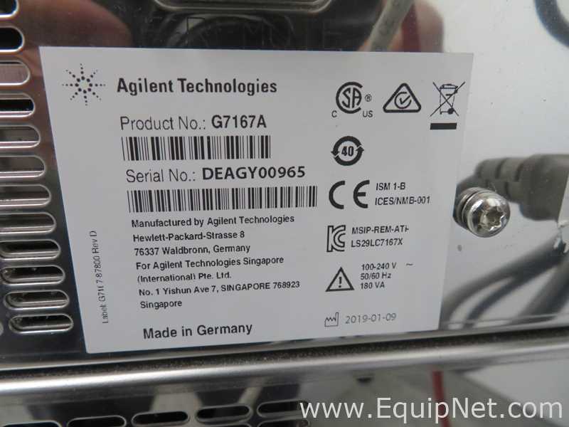 Agilent Technologies 1260 Infinity II HPLC System with 1260 Infinity II VWD Detector