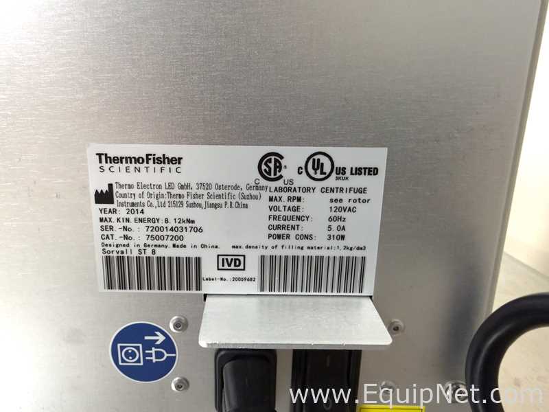 Centrífuga para Laboratórios Thermo Scientific Sorvall ST 8