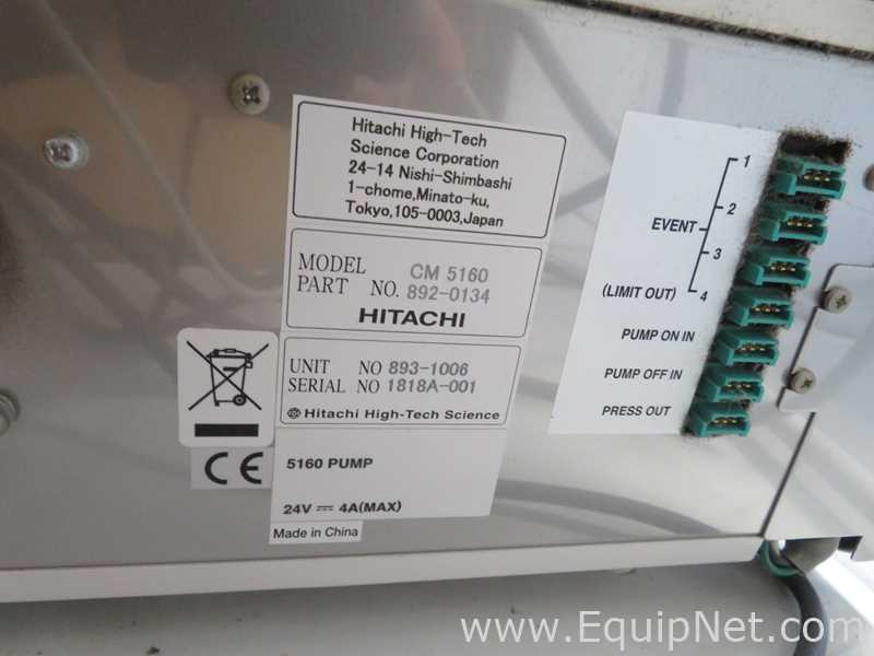 Sistema HPLC VWR Hitachi Chromaster