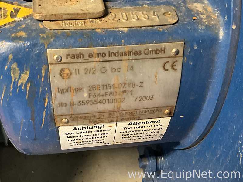 Bomba a Vácuo Nash Elmo Industries GmbH 2BE1151-0ZY8-Z