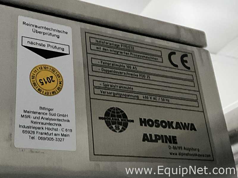Hosokawa Alpine PDD 25 Stainless Steel Isolator