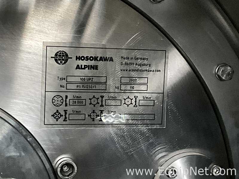 Hosokawa Alpine PDD 25 Stainless Steel Isolator