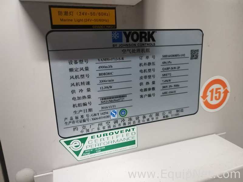 Manipulador de Ar York YAM50-0713-S-R
