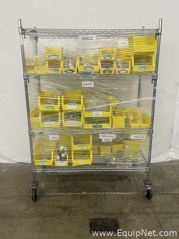 Various Gaskets, Clamps, Filter Dome Plates, Filter Caps, Tees, End Caps, Extensions, and Reducers