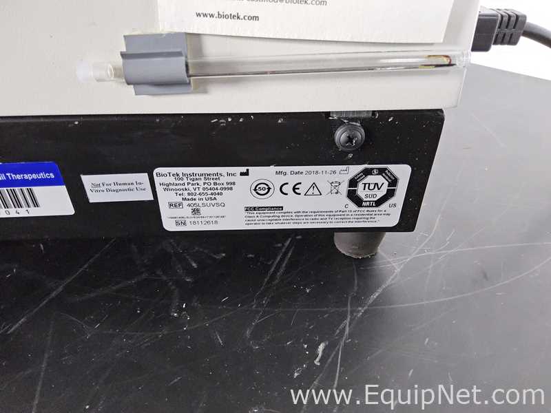 BioTek Instruments 405LS Microplate Washer-For Storage