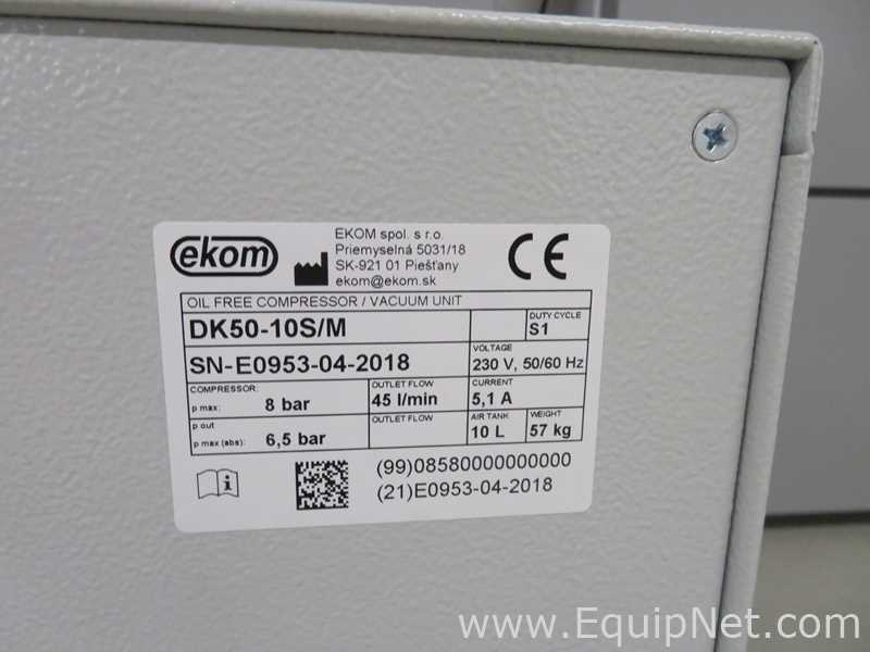Ekom DK50-10S/M Compressor/ Vacuum Unit