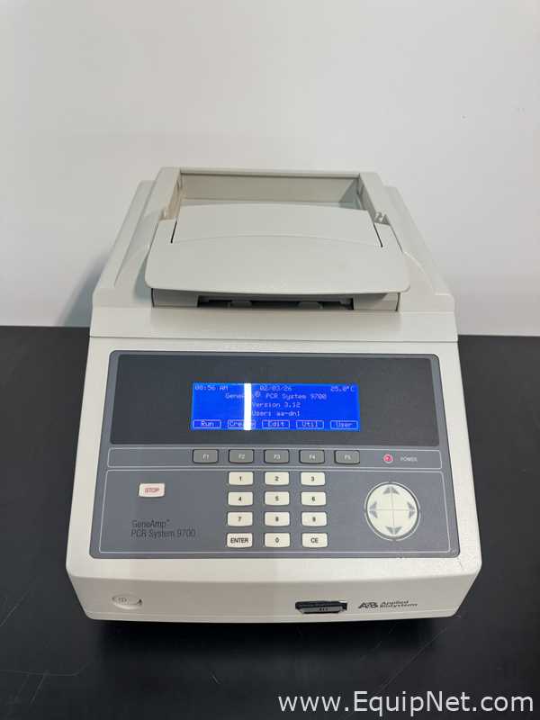 Applied Biosystems Geneamp PCR System 9700 PCR and Thermal Cycler