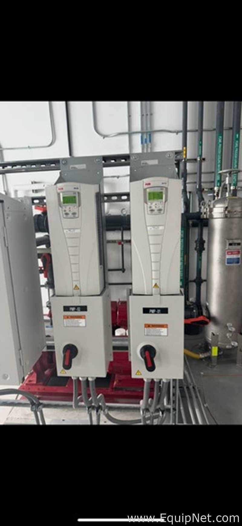Lot of 2 ABB Group HVAC Variable Frequency Drives