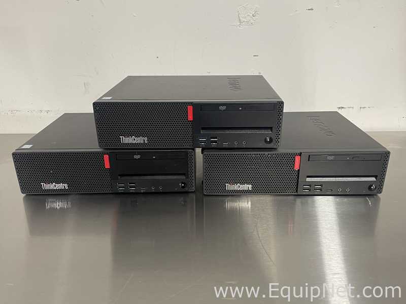 lote de  3 Equipamento de Computação Lenovo ThinkCentre