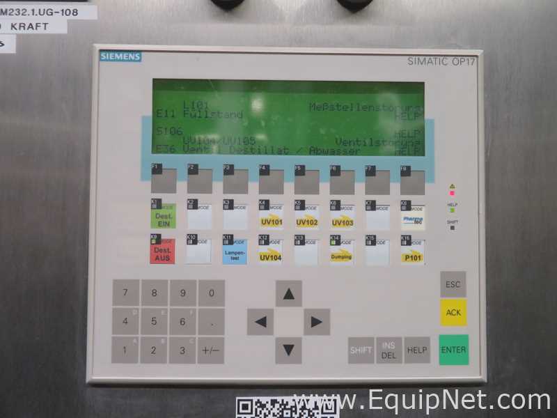 Sistema de Purificación y Destilación de Agua PHARMA tec 500-S6V