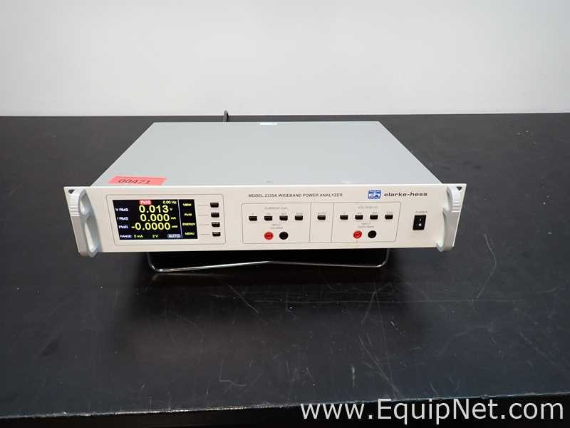 Clarke Hess 2335A Wideband Power Analyzer