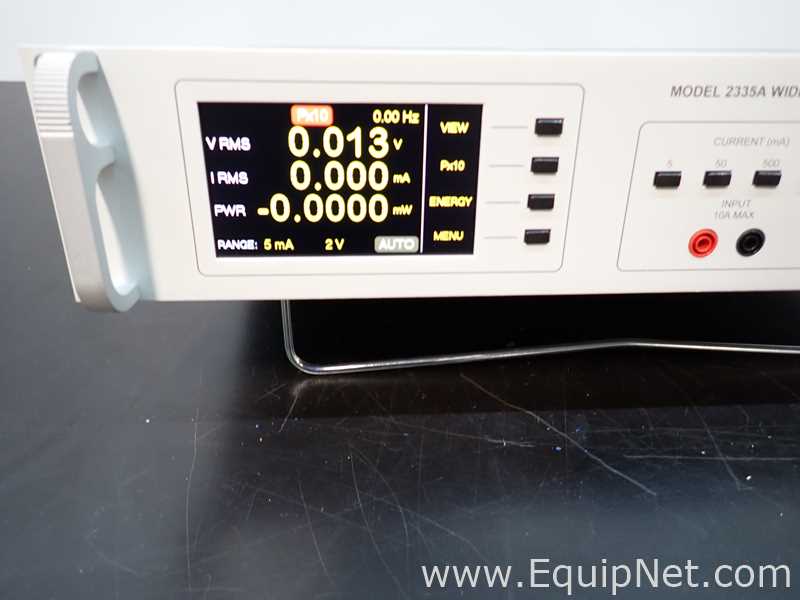 Clarke Hess 2335A Wideband Power Analyzer