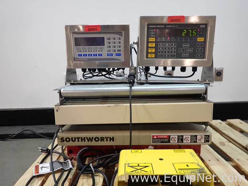 Southworth Products Lift Table and Weightronix Scale 200lbs Capacity