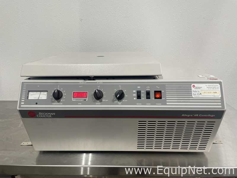 Centrífuga para laboratorio Beckman Coulter Allegra 6R