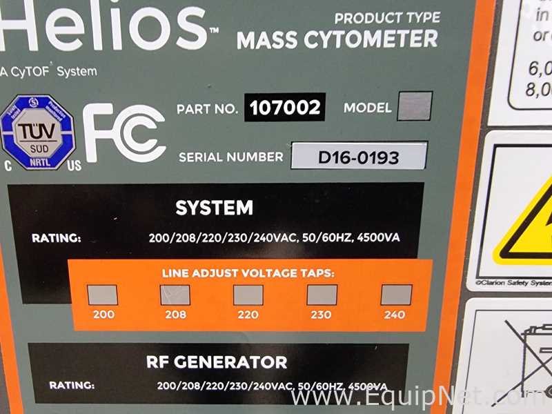 Citômetro Fluidigm Corporation Helios A CyTOF System