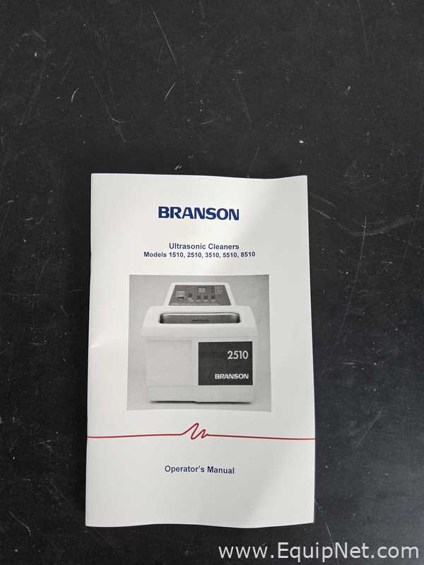 Limpiador Ultrasónico Branson Ultrasonic Corporation 8510-MT