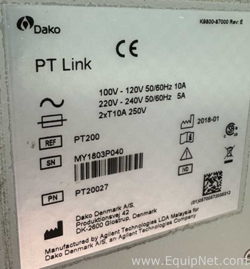 Equipamento de Preparação de Amostras Dako PT Link PT200