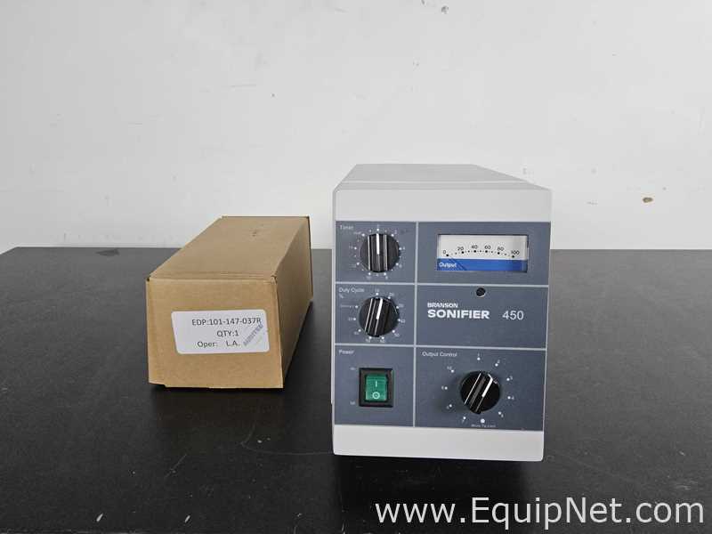 Processador Ultrassônico (Sonicador) Branson Ultrasonic Corporation 450. Sem Uso