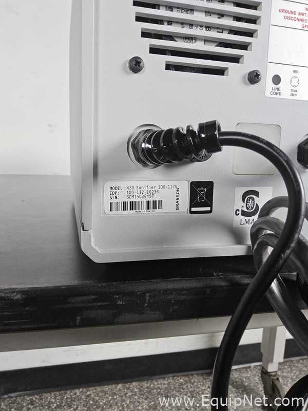 Processador Ultrassônico (Sonicador) Branson Ultrasonic Corporation 450. Sem Uso