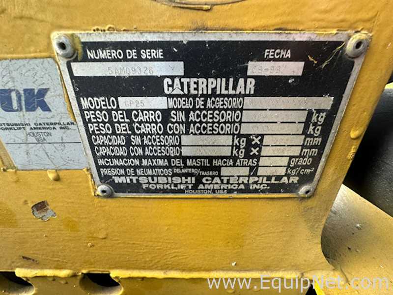 Empilhadeira Caterpillar GP25