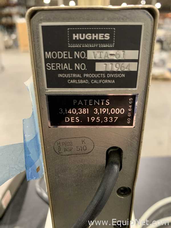 Hughes HRW-100B Welding Power Supply with VTA-61 Head