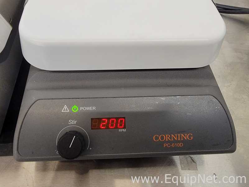 lote de  2 Agitador e Placa de Aquecimento Corning PC-610D