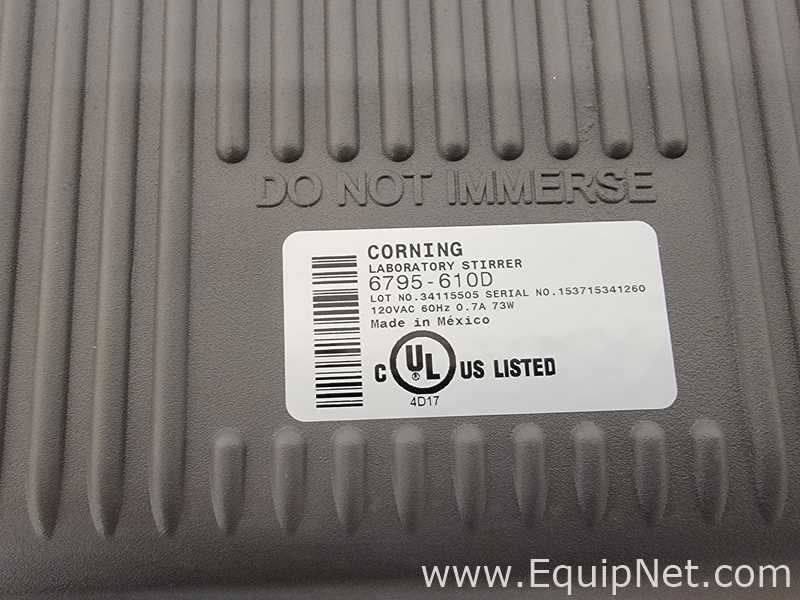 lote de  2 Agitador e Placa de Aquecimento Corning PC-610D