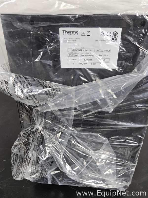 Unused Thermo Fisher Heratherm IMC 18 Compact Incubator