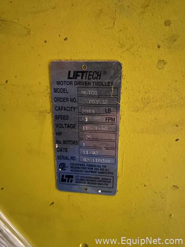 Lote de  Polipasto Budgit 1 Ton.  1 Toneladas