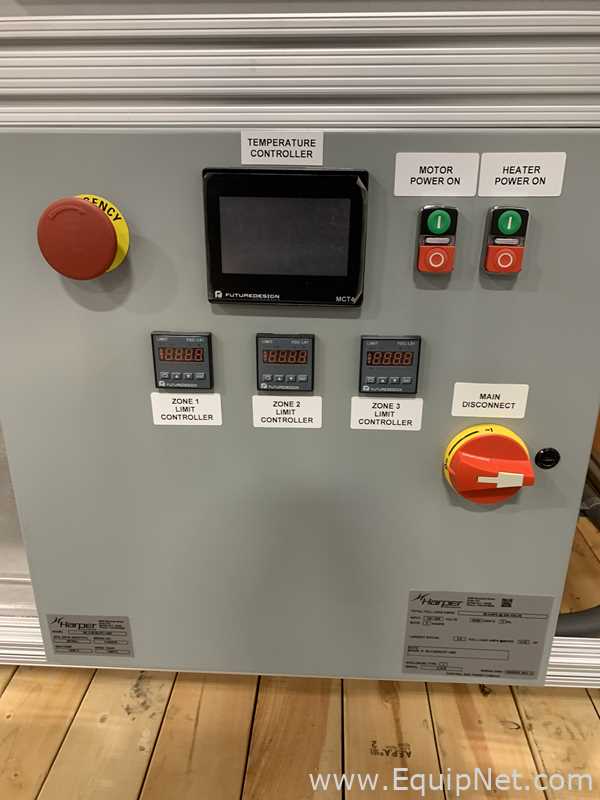 Harper International NE-3.5D30-RT-1200 Electric Rotary Furnace