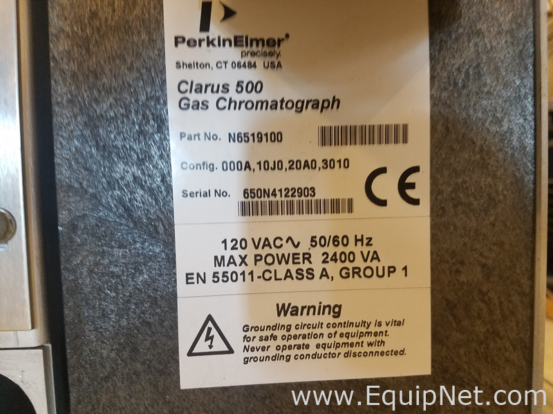 Cromatógrafo de Gas CG Perkin Elmer Clarus 500