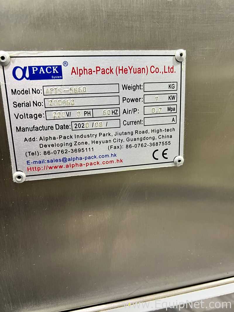 Alpha-Pack ATPS-5660 Automatic Tray Or Cup Filling With Top Sealing And Lidding System