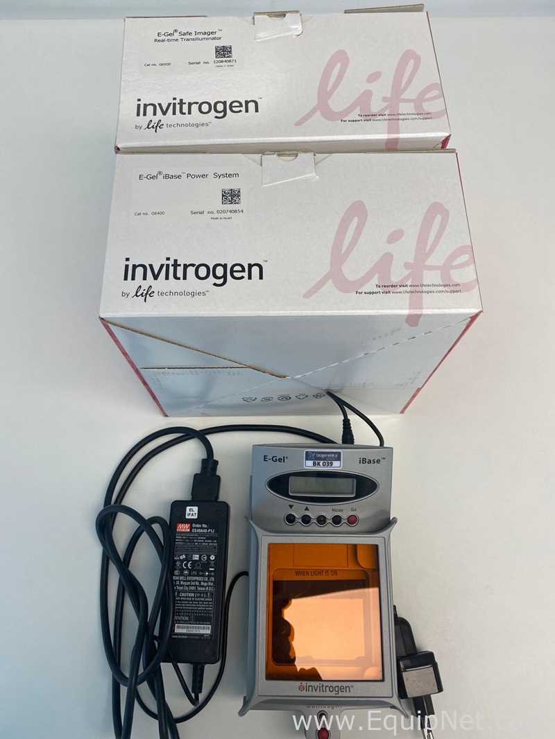 Gerador de Imagens com Sistema de Alimentação Eletroforese Invitrogen IBase 