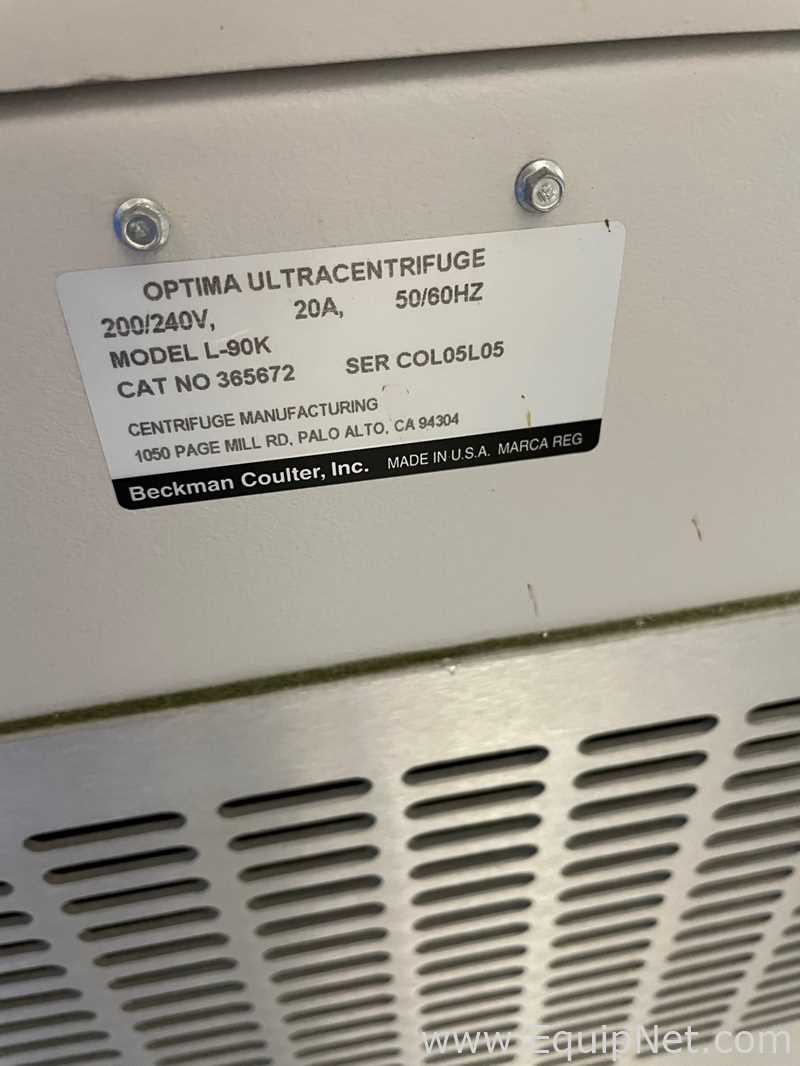 UltraCentrifuga Beckman Coulter Optima L-90K