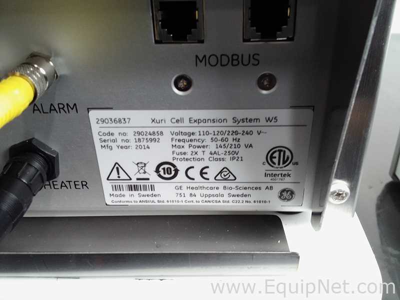 Biorreactor GE Healthcare Bio-Sciences Xuri W5