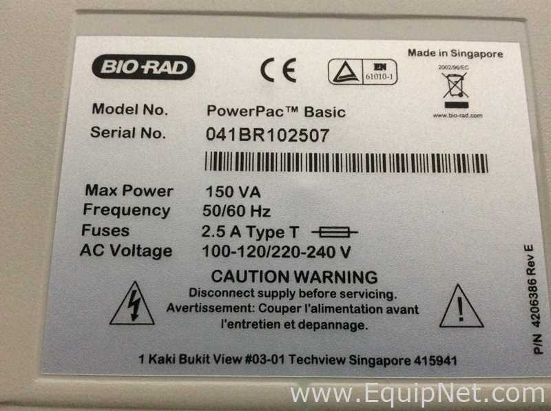 Bio Rad PowerPac基本电泳电源