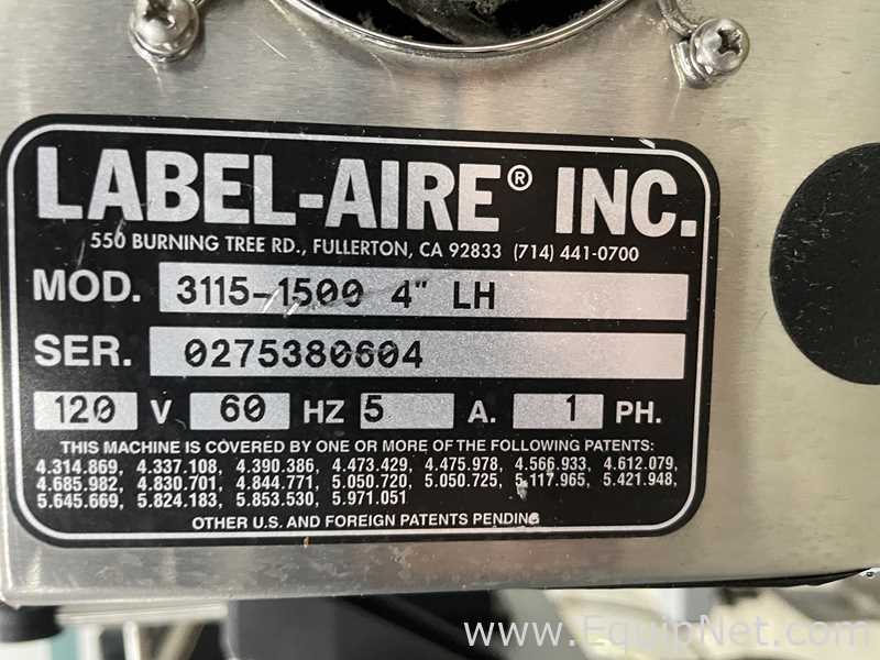 RL Craig Labeller With Label Aire 3115-1500 4 in LH