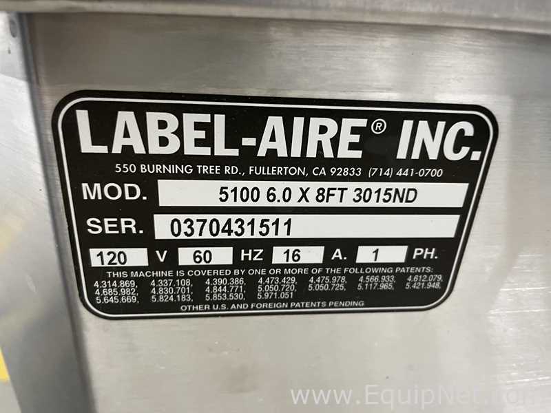 Rotuladora Label Aire Inc. 3015ND-1000 6.  6 Polegadas