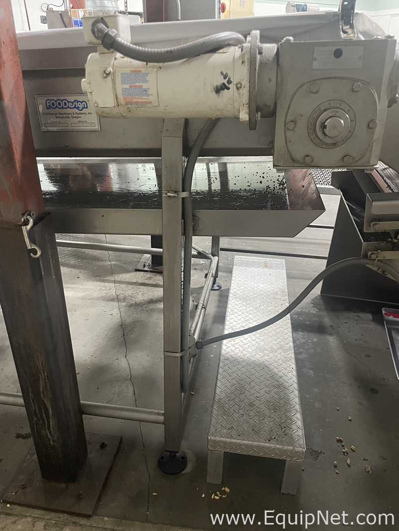 Foodesign Nut Frying Line With Infeed Conveyor, Cooling Tunnel And Salter Quick Coat