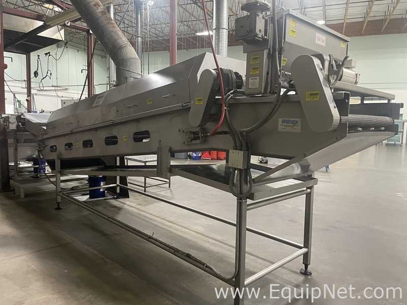 Foodesign Nut Frying Line With Infeed Conveyor, Cooling Tunnel And Salter Quick Coat