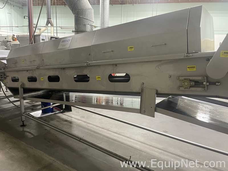 Foodesign Nut Frying Line With Infeed Conveyor, Cooling Tunnel And Salter Quick Coat