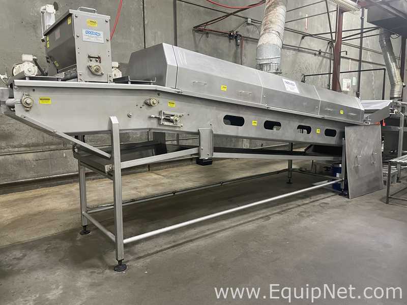 Foodesign Nut Frying Line With Infeed Conveyor, Cooling Tunnel And Salter Quick Coat