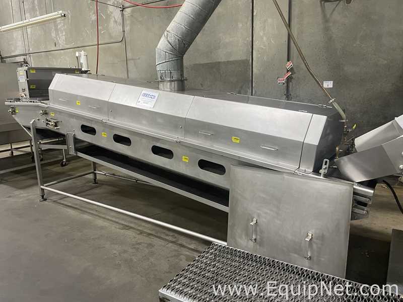 Foodesign Nut Frying Line With Infeed Conveyor, Cooling Tunnel And Salter Quick Coat