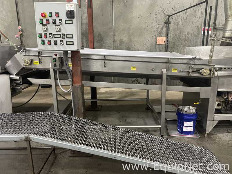 Foodesign Nut Frying Line With Infeed Conveyor, Cooling Tunnel And Salter Quick Coat
