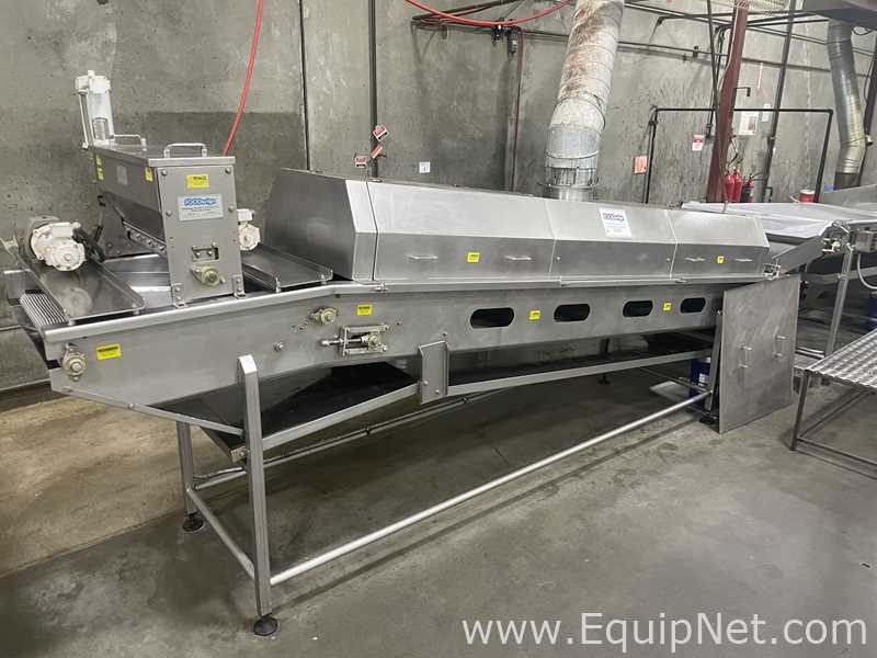 Foodesign Nut Frying Line With Infeed Conveyor, Cooling Tunnel And Salter Quick Coat