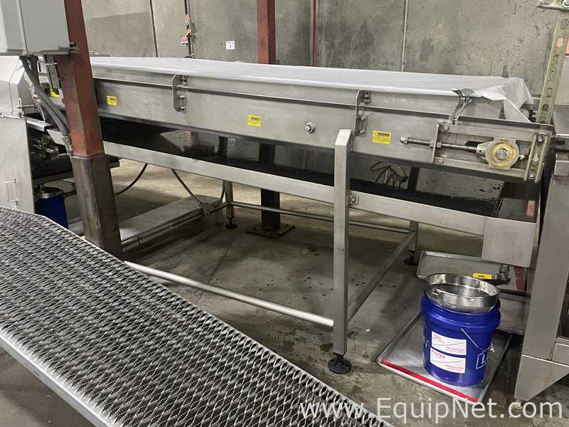 Foodesign Nut Frying Line With Infeed Conveyor, Cooling Tunnel And Salter Quick Coat
