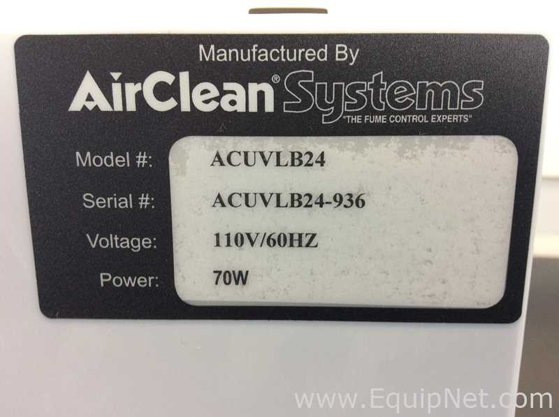 未使用的空气清洁系统ACUVLB24短波紫外线表面去污箱